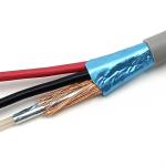Bare Copper 750hm Coaxial Cable 100 Meters Rg174 Cable With Current 300V PVC