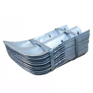 China Galvanized Powder Coated Highway Guardrail End Wings for Construction Customized Size factory