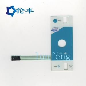 Glossy Surface Flat Buttons PET Membrane Switch Keypad 3M467