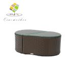 Modern Design Garden Set Aluminum Rattan Wicker Furniture for Modern Outdoor
