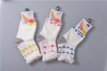 Slip Resistant 100 Cotton Socks For Toddlers , Keep Warm Cute Baby Socks