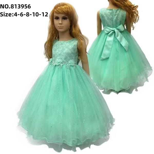 girl's princess dress evening dress wear party dress ready goods ready to ship