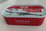 Commercial Sterility 125g Canned Sardine Fish In Soybean Oil