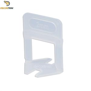 China Plasitc Ceramic Floor Tile Leveling Clips 1mm 1.5mm 2mm Thickness factory
