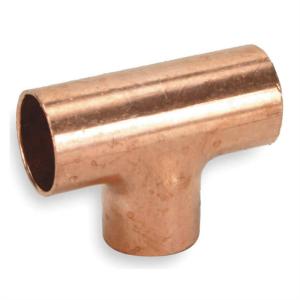China ANSI B16.9 Copper Nickel Equal Tee C70600 Butt Weld Pipe Fittings For Buildings factory