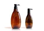 PP Plastic Pump Amber Lotion Bottles / PET Baby Shampoo Bottle 500ml