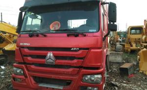 China Red Color Howo 6x4 Tractor Truck Heavy Construction Work 6840x2496x3850mm factory