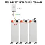 European Popular Home Energy Storage Battery Kit Seplos 16S 200A BMS with 10A