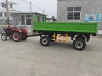Full Trailer For Timber And Bulk Cargo Towing 1.5m Truck Trailer Transport