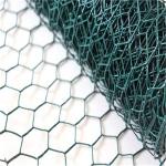 13.7 X 80 Inches Hexagonal Gabion Mesh Green Color Powder Coated Galvanized