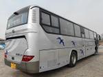 Used Tour Bus 54 Seats 12 Meters Yuchai 6 Cylinders Engine Double Doors Silver