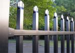 High-security prefab fence panels steel galvanized/powder coated steel picket