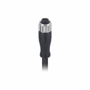 China IP67 Sensor Actuator Cable Waterproof M12 Female Connector With 12A Power Cable factory