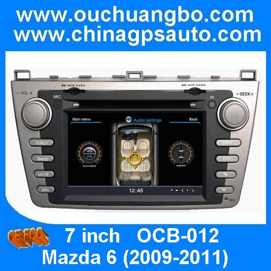 Ouchuangbo car DVD GPS for Mazda 6 (2009-2011) with host TV S100 DVR screen audio video player