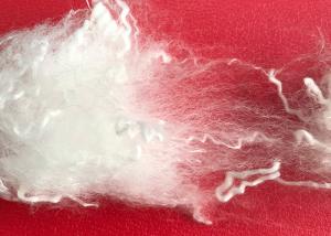 China Good Fastness Recycled Polyester Fiber , Non Woven Polyester Low Melt Fiber factory