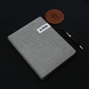 142 X 208mm 6 Ring Binder Planner , Fabric Cover Material Custom Personal Organizer