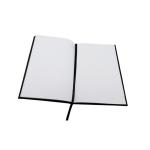 Vegan Leather 80 sheets Hardcover Notebook Black Office Use