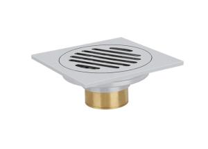 China Odor Resistant Shower Floor Drain , Water Seal Replacement Floor Drain Grates factory