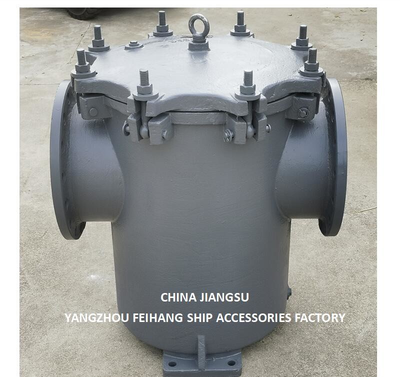 IMPA 872012 Marine Can Water Filter Can Casting Steel, Nom Dia 350mm JISF 7121 10K-350A Can Water Strainers