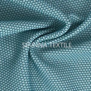 China Circular Knit Recycled Swimwear Nylon Fabric Scrunchy Uv Function Bikini Beach Wear factory