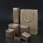 Top Flip Luxury Leather Jewellery Box With Foam Insert Matte Lamination