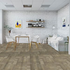 Anti Static Nylon Carpet Tiles 50x50cm Polypropylene Loop Pile Polypropylene