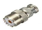 Straight Wheel BNC Male to UHF Female Adapter SO239 PL259 Radio Frequency