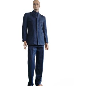 Navy Blue Military Uniform Winter Long Sleeve Ceremonial Dress