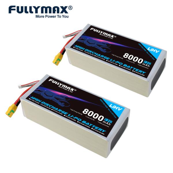 8000mah 6s Lipo Battery 12C 23.52V 6 Cell UAV Drone Motor Battery Commercial