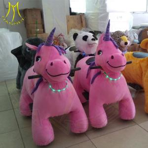 China Hansel hot selling stuffed kids indoor rides electric mountable animals factory