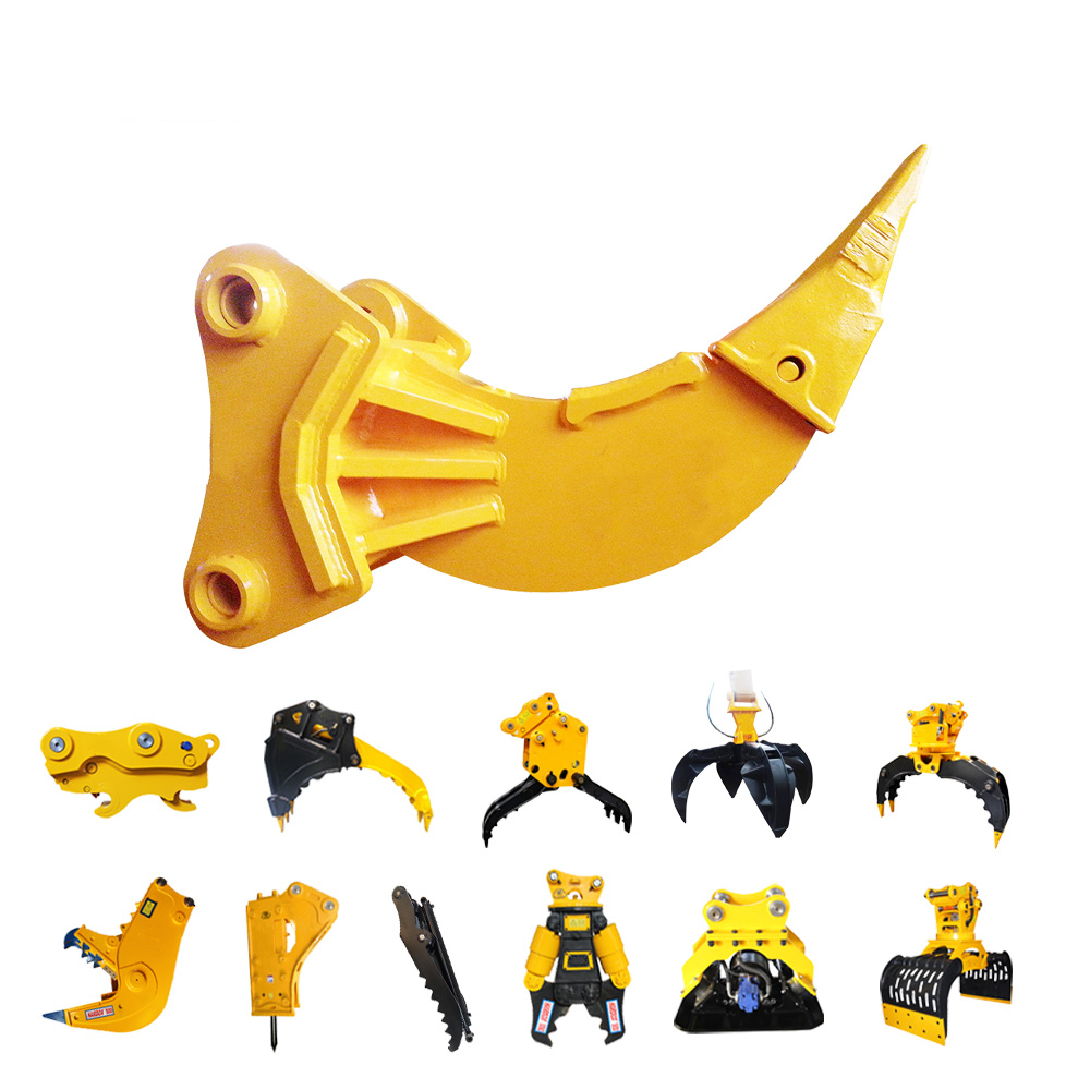 Customized By Chinese Manufacturers Excavator Construction Machinery Parts Single Teeth Mini Excavator Root Ripper