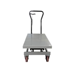 China 500kg Mobile Manual Hydraulic Lift Table 1010mmx520mm factory
