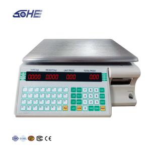 China SOHE SHW-TMA Barcode Table Scale Cash Register Printing Receipt Weighing 15KG factory