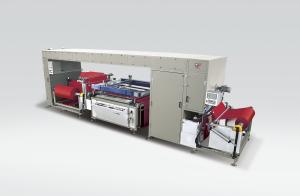 China Auto two color non woven fabric roll to roll screen printing machine , 1500m/hour factory