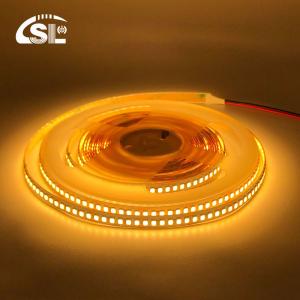 China High Brightness 24v 140leds 8mm 2700K Warm Electroplate Board SMD2835 Led Strip Light factory