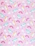 Printing Pattern Polyester Flannel Blanket For Kids Anti Pilling