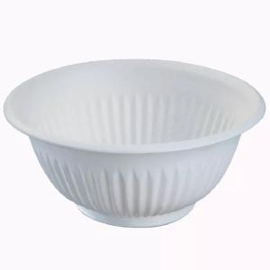China 200ml 6oz Biodegradable Disposable Paper Soup Food Corn Starch Bowl Sustainable factory
