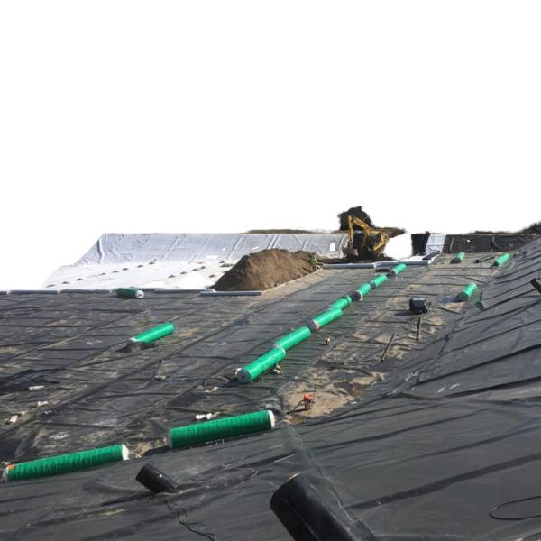 High-Density Polyethylene HDPE Geomembranes Black UV-Resistant Liners Polyethyle