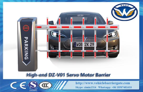 Road Traffic Safety LED Servo Motor Car Park Barriers For Parking Lots
