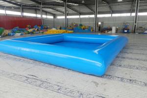 China Square Shape 0.65m Inflatable Swimming Pool For Outdoor Water Ball Games factory
