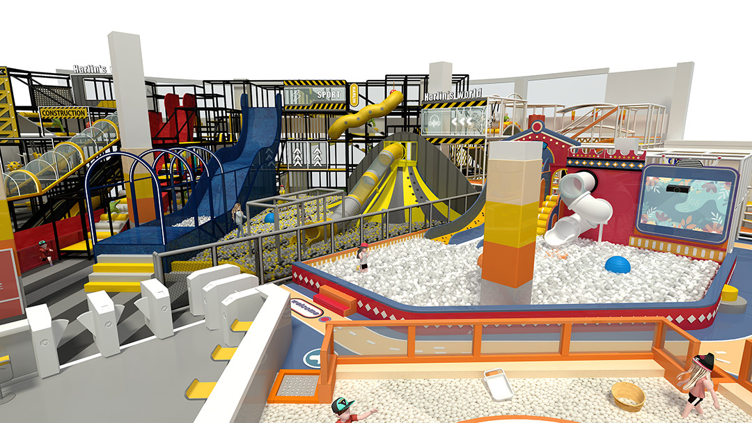 Naughty Indoor Play Structure For Childrens , Anti Skid Indoor Play Area Equipment
