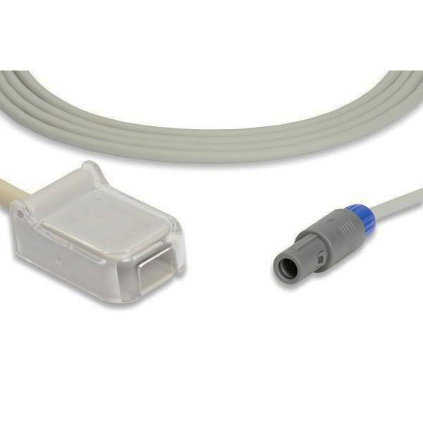 China Compatible biolight M6 M12 SPO2 adapter cable / extension cable with 5-pin lemo connector factory
