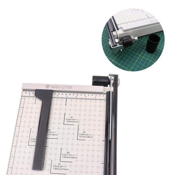 12 Sheets Cutting Capacity Mini Manual Guillotine A4 Paper Cutter with Layering