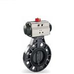 DN50 - DN300 UPVC Electric Butterfly Valve Straight Through Type For Irrigation