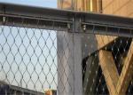 Hand Woven Stainless Steel Safety Net Corrosion Resistant With 1.2mm-3.2mm Wire