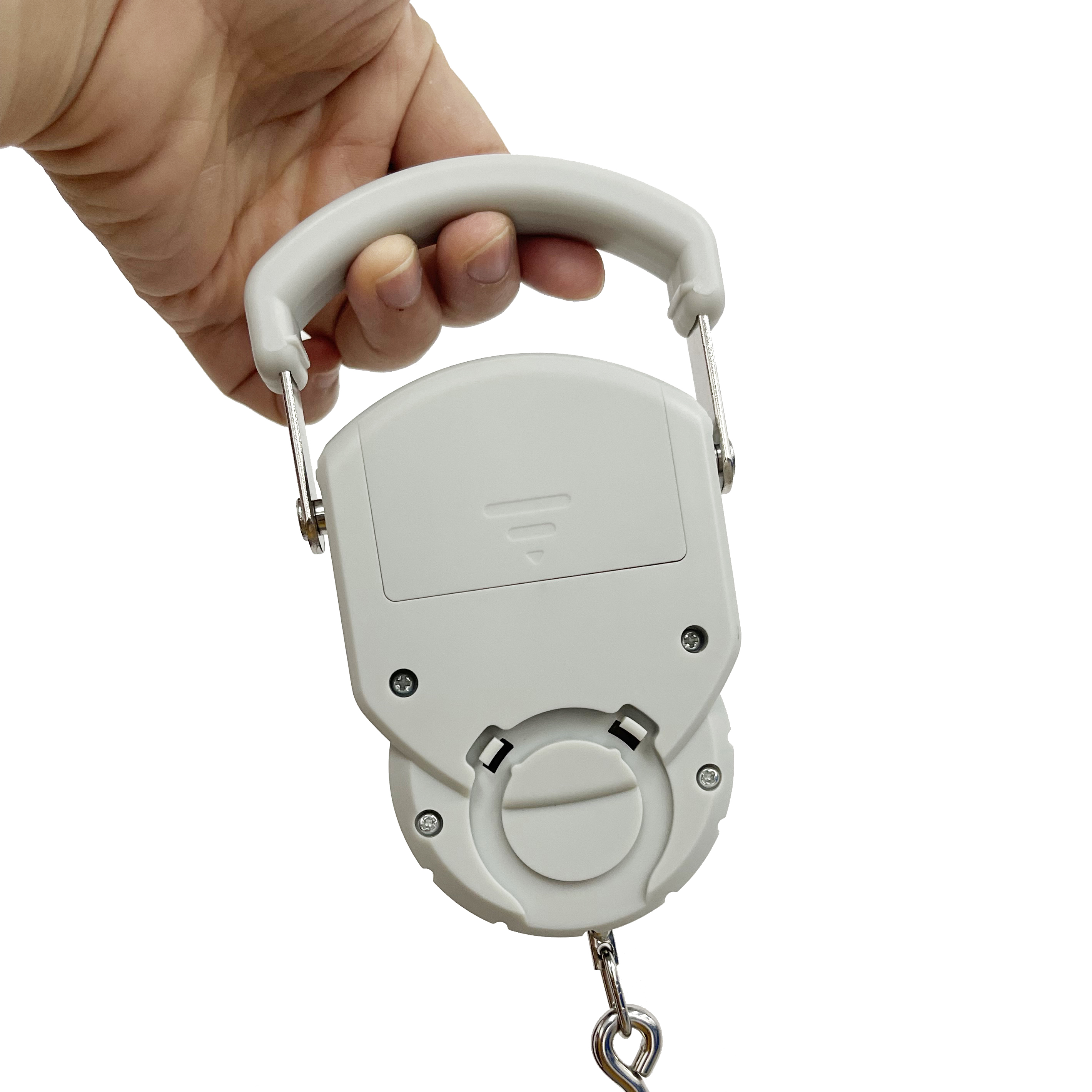 60kg Portable Handheld Electronic Hanging Scale Rechargeable Digital Baggage Hook Scales with Auto-Off Function by Weiheng