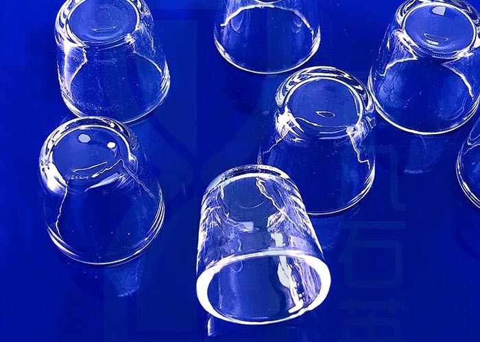 Laboratory Transparent Quartz Glass Crucible 2.2g/Cm3 Fused Silica