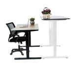 Sturdy Wooden Panel Desk Adjustable Height Office Furniture For Ergonomic