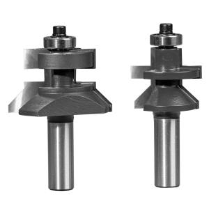 China 2pc Tongue And Groove V Notch Router Bits factory