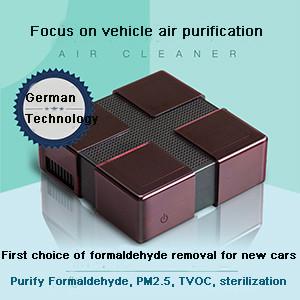 China Dust Smoke Collector Mini Smart 6 CFM HEPA Filter Car Air Purifier Coronavirus Prevention factory
